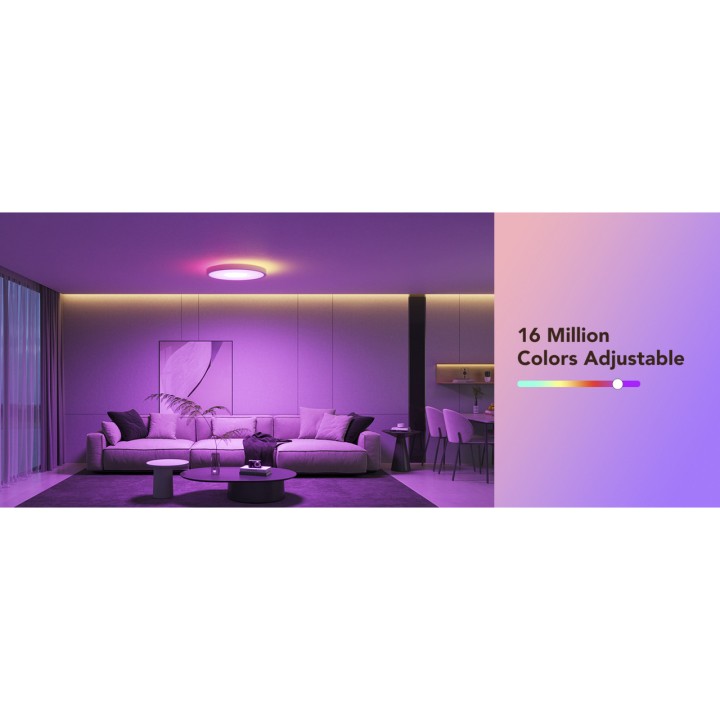 GOVEE Round smart LED ceiling light with Wi-Fi and Bluetooth