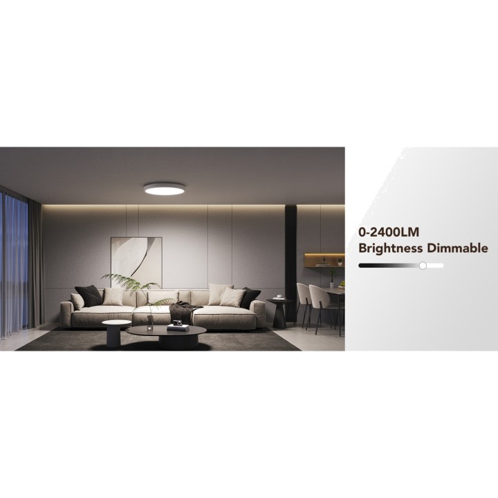 GOVEE Runde intelligente LED-Deckenleuchte mit WLAN und