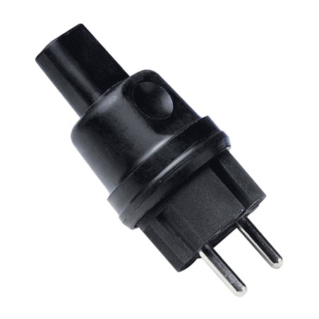 spina bipolare in gomma per cavo piatto 5x11mm 16 a 250 v ip44