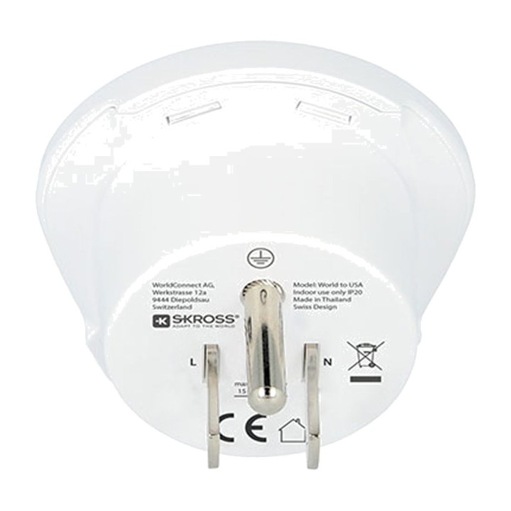 SKROSS Adaptor universal de călătorie pentru SUA 1500221-E