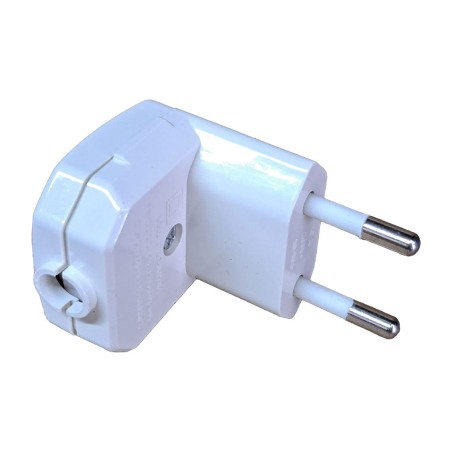 kotni vtič 90 stopinj 2p 10 a 250 v
