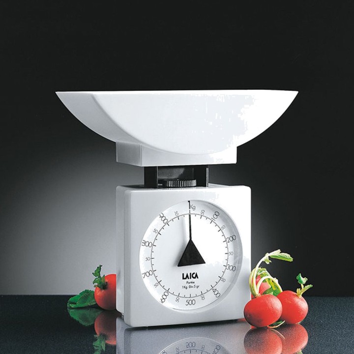 LAICA Mechanische Küchenwaage mit Schüssel KS711 1 KG 90432