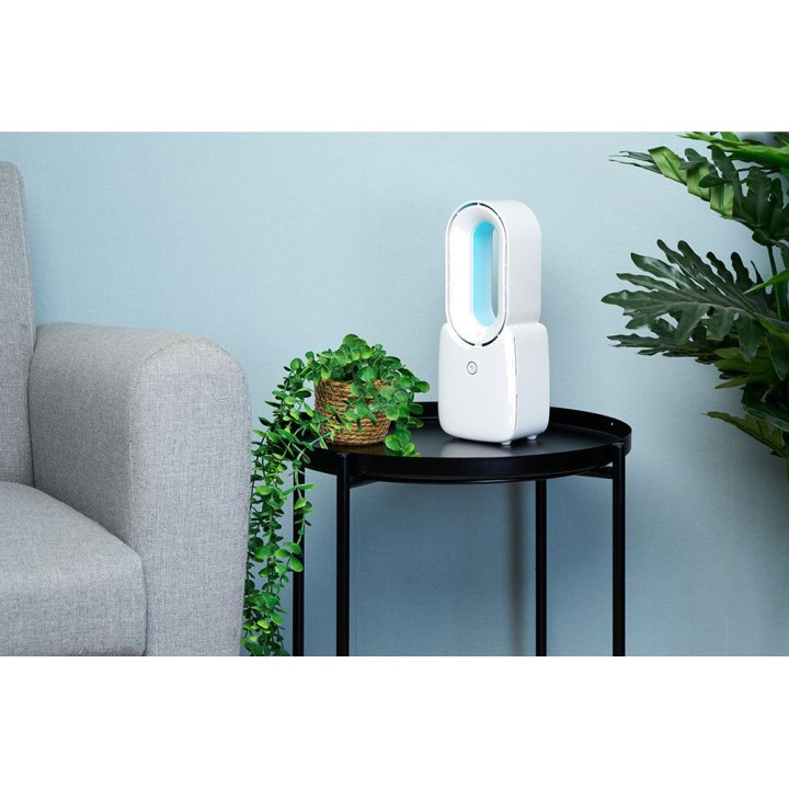 LIFETIME Nabíjateľný stolový ventilátor bez lopatiek s