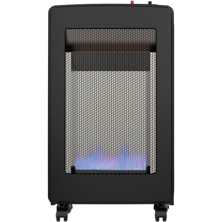 zusammenklappbarer gasheizstrahler mit blauer flamme und 2 leistungsstufen fold 4,2 kw