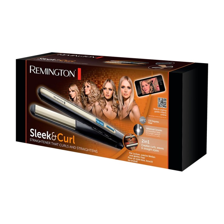 REMINGTON Glätteisen und Lockenstab SLEEK-Y CURL S6500 07935