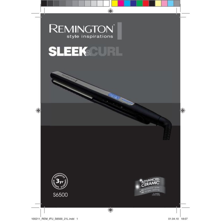 REMINGTON Lisseur et boucleur SLEEK-Y CURL S6500 07935