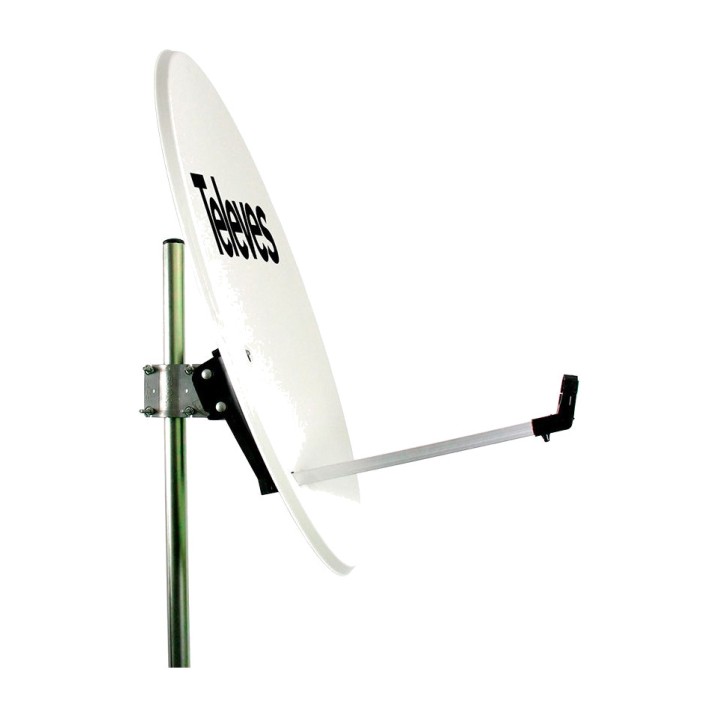 TELEVES Offset satellite dish made of aluminium and