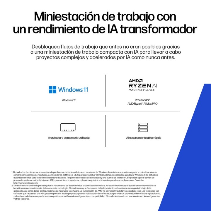HP Compact workstation for artificial intelligence Z2