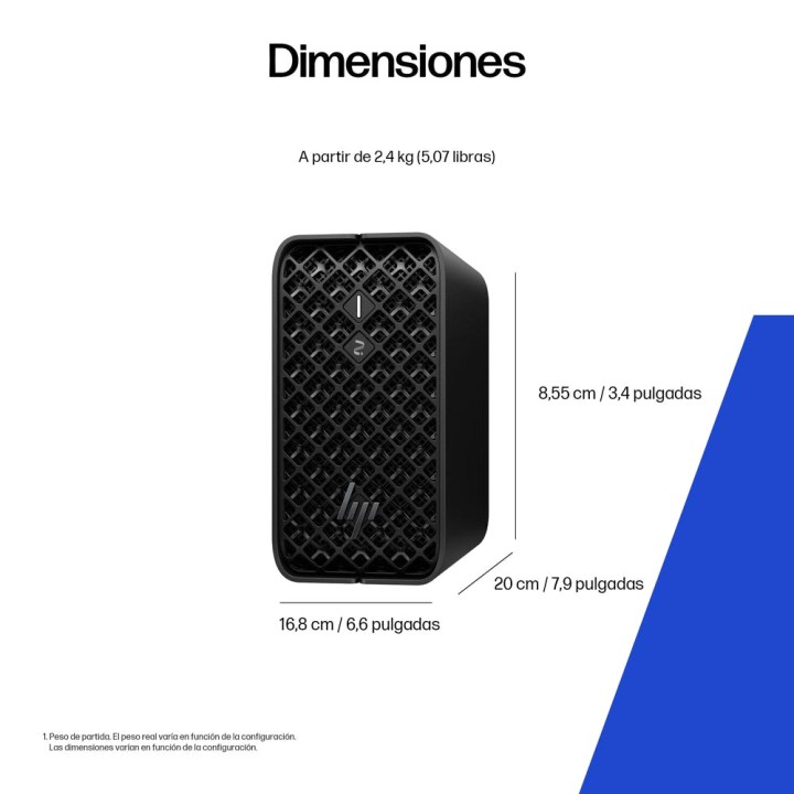 HP Compact workstation for artificial intelligence Z2