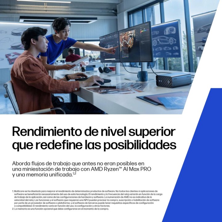 HP Compact workstation for artificial intelligence Z2