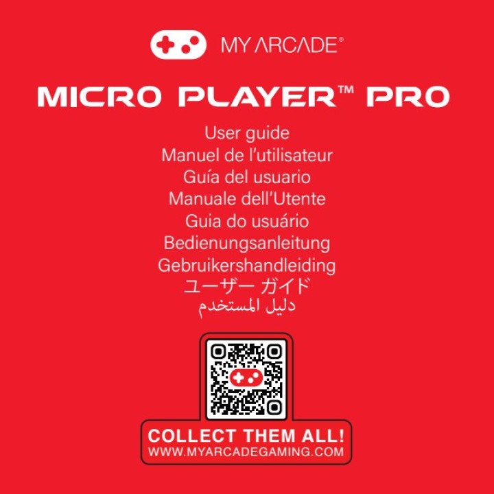 MY ARCADE Tragbarer Mini-Arcade-Automat MICRO-PLAYER PRO