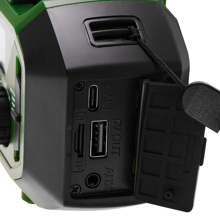 CAMRY Radio d’emergenza solare con dinamo, power bank e