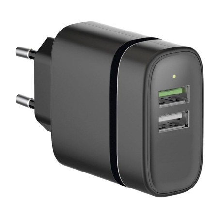 usb nástěnná nabíječka se 2 porty a rychlým nabíjením power-delivery quick charge 110-240v