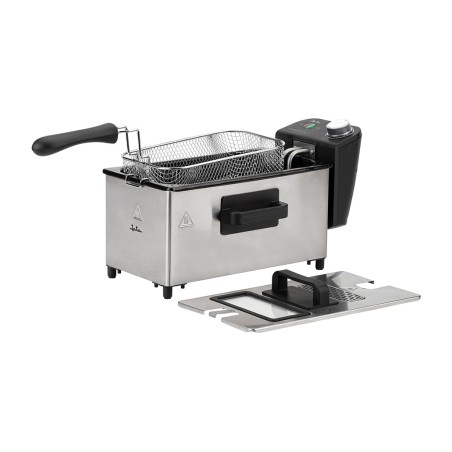 friggitrice in acciaio inox con filtraggio dell'olio filtra-plus jefr1680 3 l 2000 w