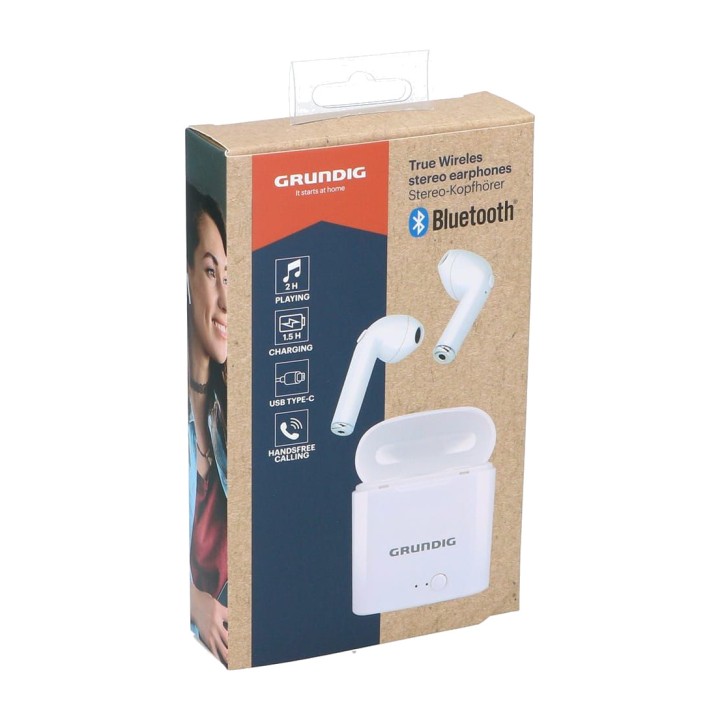 GRUNDIG Wireless headphones with microphone and charging