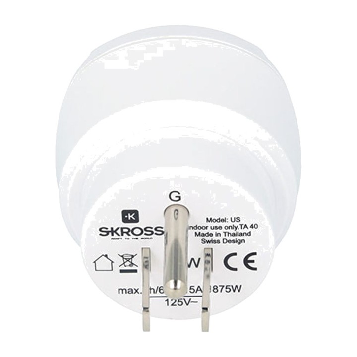 SKROSS Cestovní adaptér z Evropy do USA 1500203-E 40904