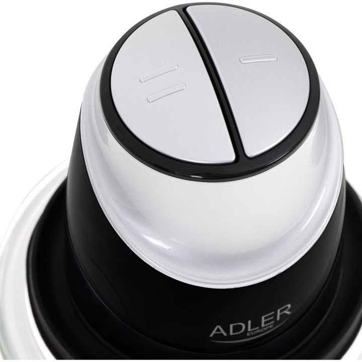 ADLER Picadora eléctrica con vaso de cristal AD4082 550 W 1,2 L 57072