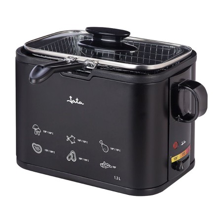 cvrtnik s premazom proti prijemanju in steklenim pokrovom 1,3 l 1000 w