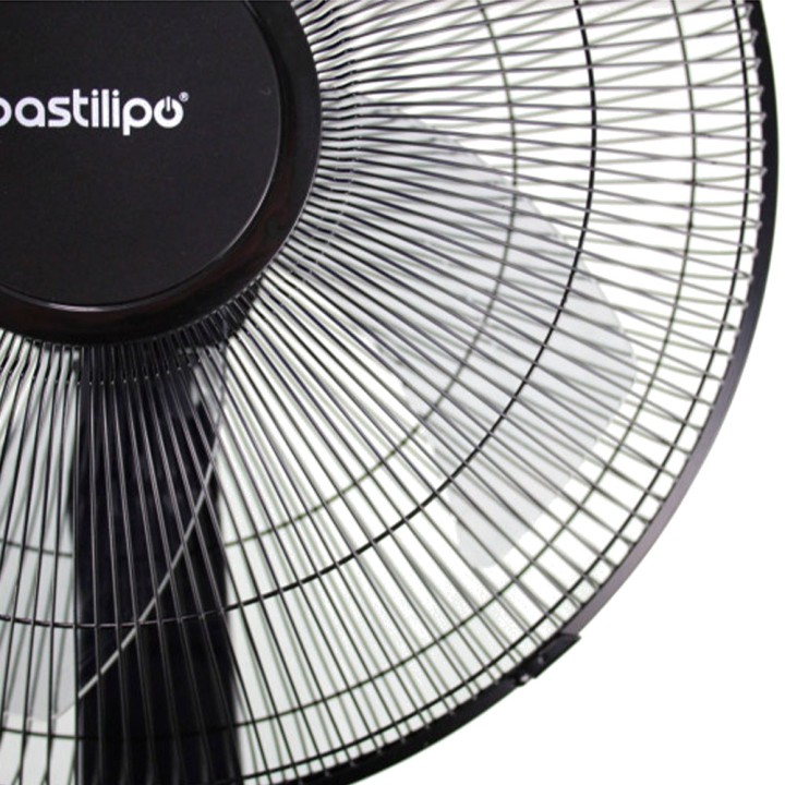 BASTILIPO Pedestal fan with remote control COIN-BLACK 50 W
