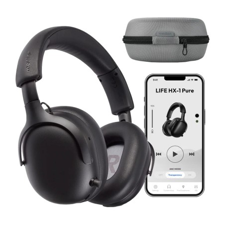 auriculares inalámbricos de diadema con micrófono life hx1-pure