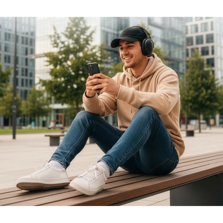 MEDION Wireless over-ear headphones with microphone LIFE