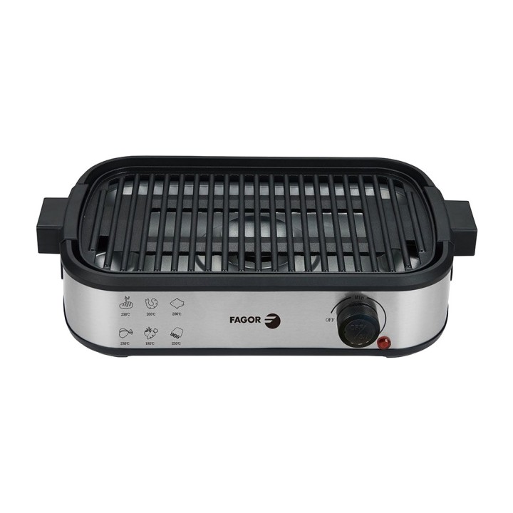 FAGOR Smokeless electric griddle with extractor and carbon