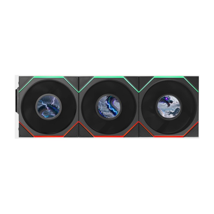 LIAN LI Ventilateur de boîtier PC avec écran et pales