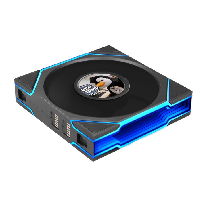 LIAN LI Ventola per case PC con display e pale invertite UNI