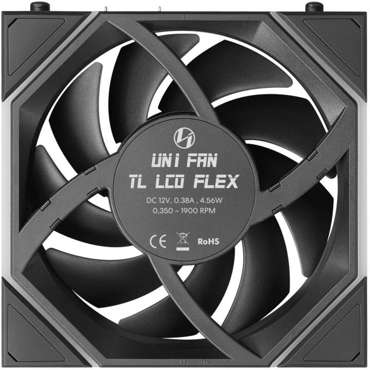 LIAN LI Ventilateur de boîtier PC avec écran et pales
