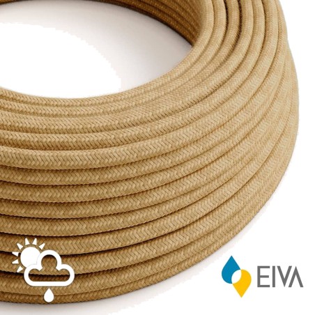 vonkajší trubicový textilný kábel z juty s neoprénovým obalom h05rn-f 2x1 mm2 50 m