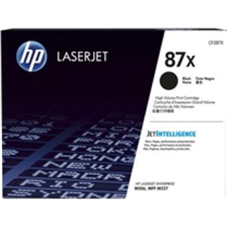 cartucho de tóner con alta capacidad laserjet-87x