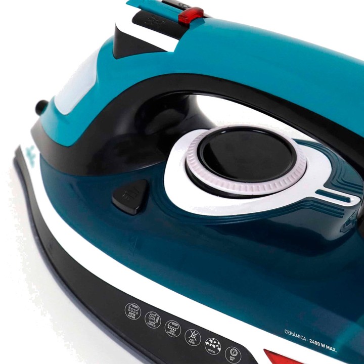 JATA Steam iron with ceramic soleplate and automatic