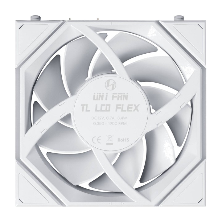 LIAN LI Ventilador de caja para PC con pantalla UNI FAN TL-LCD FLEX 120 WIRELESS 100201818VAR