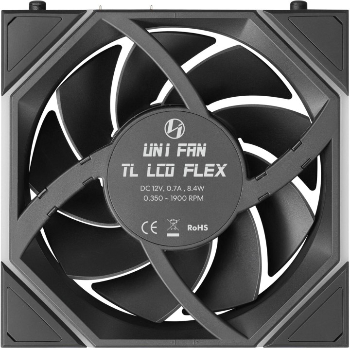 LIAN LI Ventilador de caja para PC con pantalla UNI FAN
