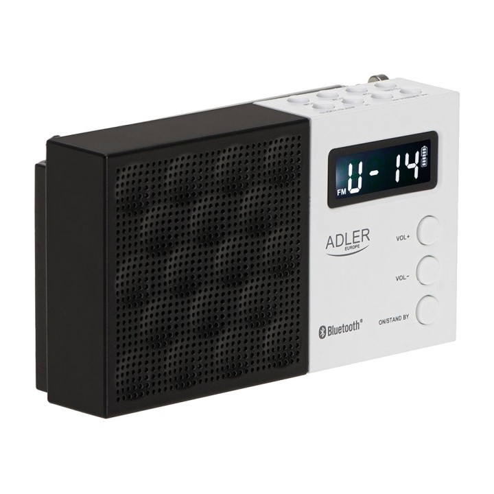 ADLER Portable digital radio with bluetooth, USB/SD player