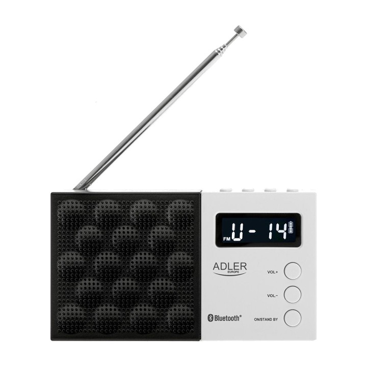 ADLER Tragbares Digitalradio mit bluetooth, USB/SD-Player