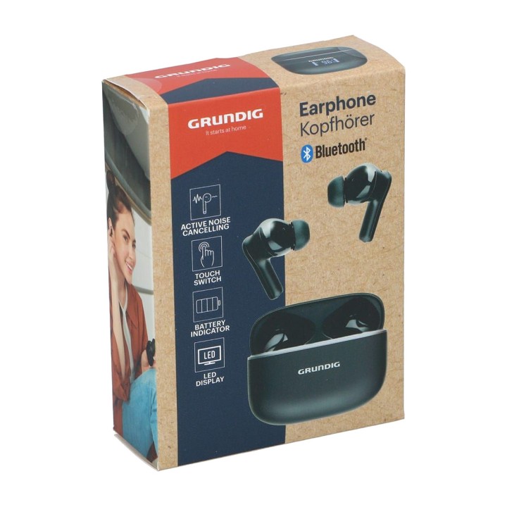 GRUNDIG Wireless headphones with noise cancellation, touch
