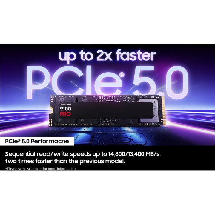 SAMSUNG SSD M.2 NVMe 9100 PRO 1TB MZ-VAP1T0BW 100118126
