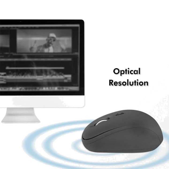 LOGILINK Ergonomische kabellose Maus 2,4-GHZ 1600 DPI 51344