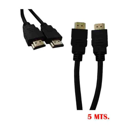 cablu hdmi cu conectori aurii supra 5 m