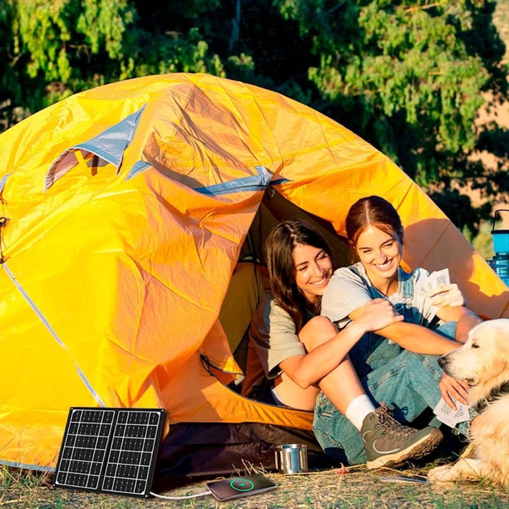LOGILINK Caricatore solare pieghevole con uscita USB-A 7 W