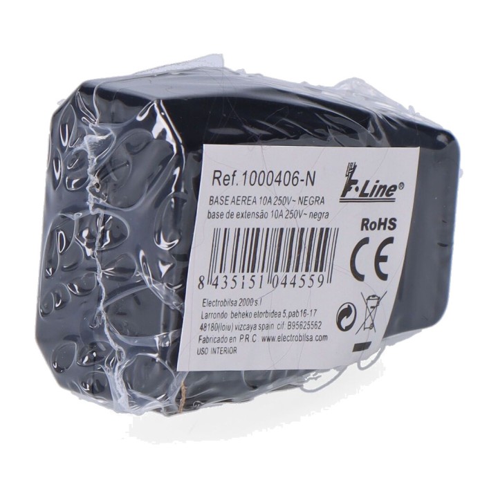 F-LINE Presa volante con otturatore di sicurezza 10 A 250 V