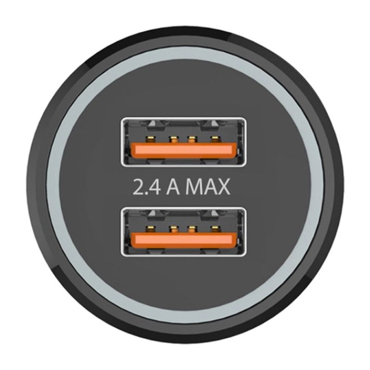 TECH ONE Dvojitá autonabíječka do zapalovače 2,4 A 12 W