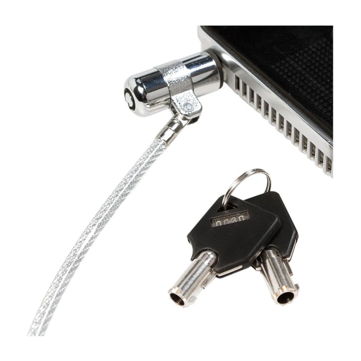 LOGILINK Cablu antifurt ultrasubțire pentru laptop cu 2 chei
