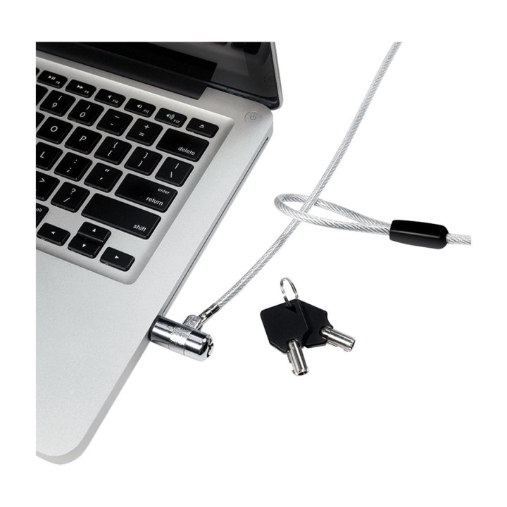LOGILINK Ultradünnes Laptop-Sicherheitskabel mit 2