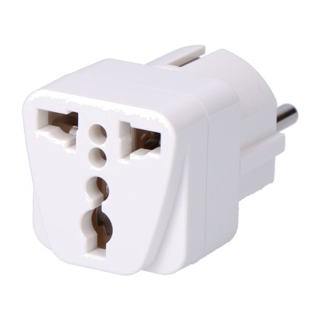 universal conversion plug to schuko 4,8 mm