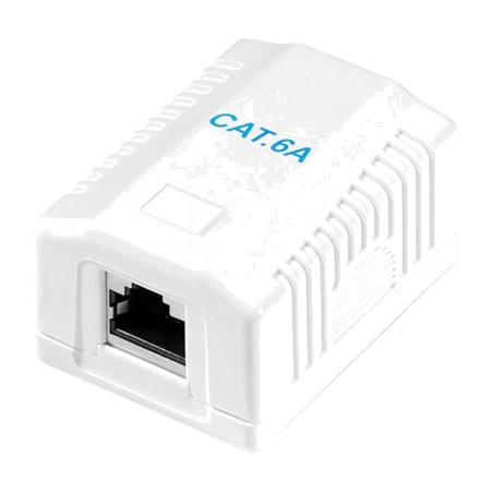 overflademonteret dåse med 1 skærmet rj45-stik cat.6a 500 mhz