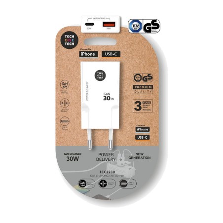 pikalaturi verkkovirtaan usb-c ja usb-a gan pd 30 w