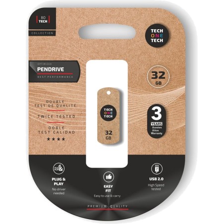 memoria usb con clip pro smart-cliptech 32 gb