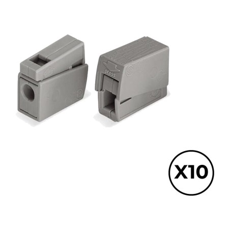 hitri priključek s sponko, 2-potni 2,5 mm2 400 v 24 a 10 uds